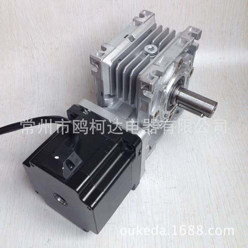 86涡轮蜗杆减速机步进电机80N.M大扭矩减速比可选