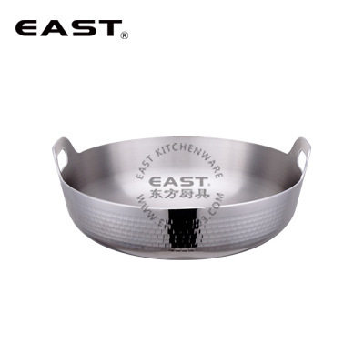 EAST东方厨具三层钢锤印天妇罗锅日式料理加厚油炸锅电磁炉通用