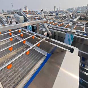 商用果蔬气泡清洗机净菜加工清洗加工线果蔬去杂水洗机自动洗菜机