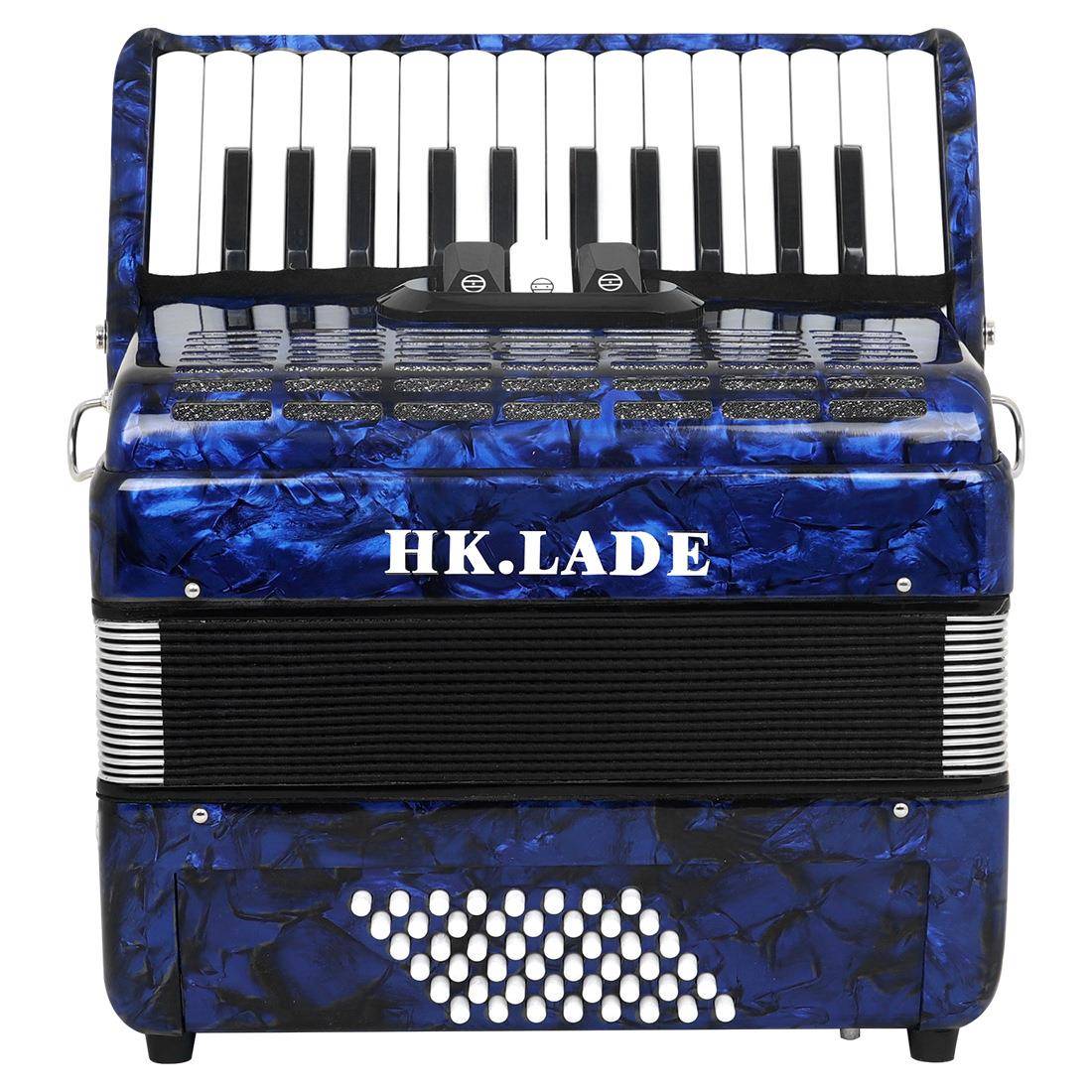 HK.LADE26键48贝斯变音专业手风琴三排簧48贝司学生成人演奏乐器
