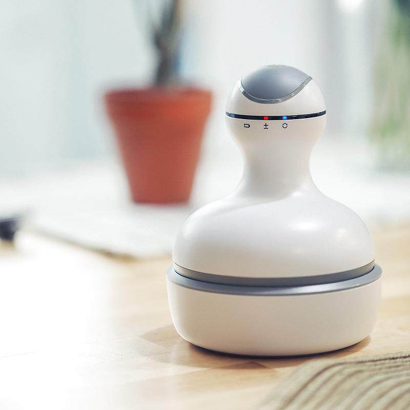 爆款智能充电带振动功能电动头皮头部按摩器迷你便携头部按摩仪器