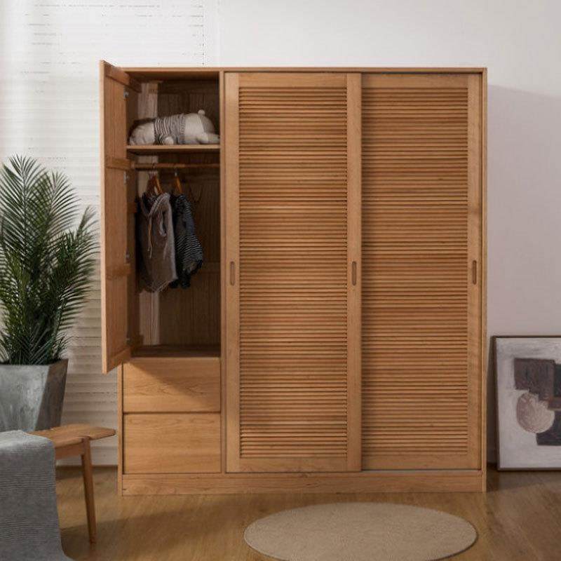 北欧简约风格实木衣柜白橡木樱桃木日式儿现代童百叶门推拉门橱柜,农用物资,其他肥料,淘宝优惠券,粉丝福利购,淘宝优惠卷