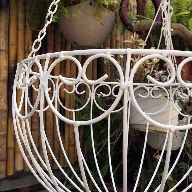 欧式铁艺吊篮花盆阳台室外挂篮吊花绿萝篮挂式花架悬挂大花篮,农用物资,其他肥料,淘宝优惠券,粉丝福利购,淘宝优惠卷