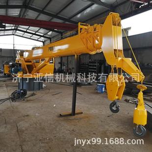 港口码头吊机船吊全液压电动船用直臂吊机8吨船舶克令吊