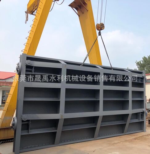 广东河源拦河闸喷锌防腐钢制闸门5*3.8m整体型出厂前验收8800元/t