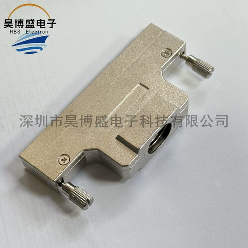 SCSI100P针公头DB型焊线铁壳螺丝式插头铁壳螺丝现货供应