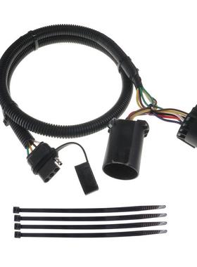 美式4针拖车线束配原车拖车7针接头拖车连接器总长41inch