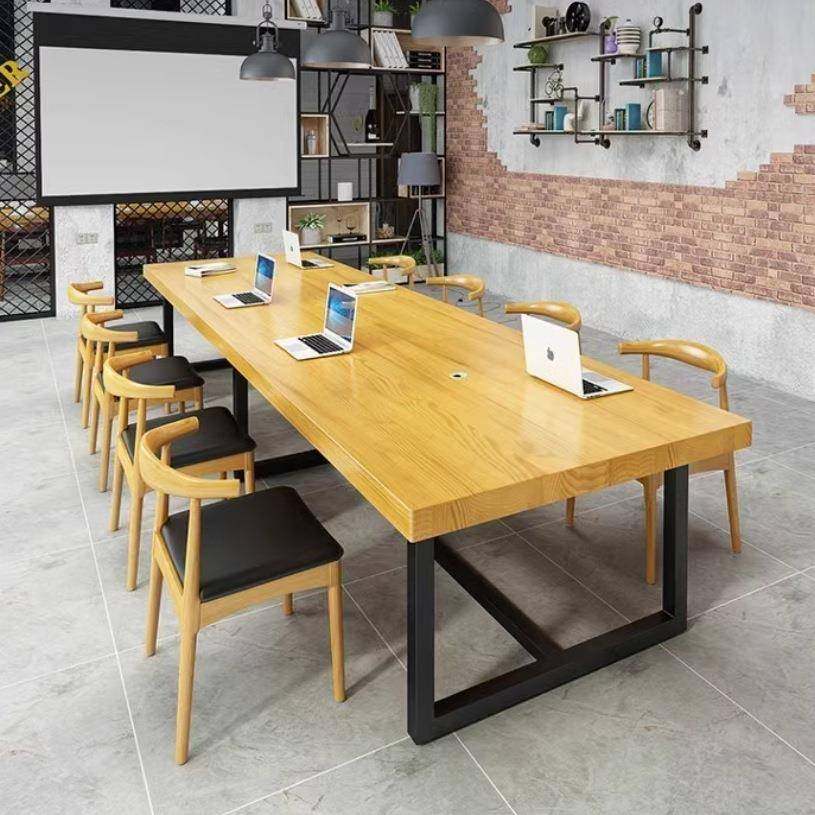简约现代实木会议桌长桌家用长条桌子工作台电脑办公洽谈桌椅组合,纺织面料/辅料/配套,纺织机械配件,淘宝优惠券,粉丝福利购,淘宝优惠卷