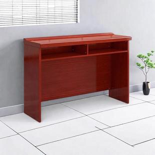 小型会议室会议桌椅组合长条形桌双人1.2米会场活动室油漆培训桌