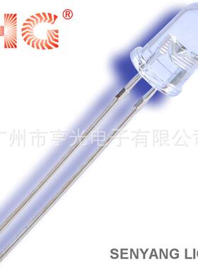 5mm红光圆头LED灯珠广告牌照明长脚金线9mil芯片发光二管