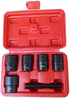 残缺破损6PC螺母螺栓取出器17mm-26MM机修1/2规格五金工具