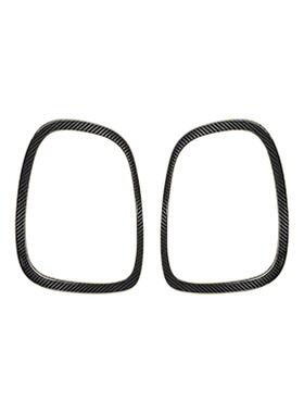 适用于宝马nimiF55F56F57碳纤维前大灯框改装汽车外饰贴件