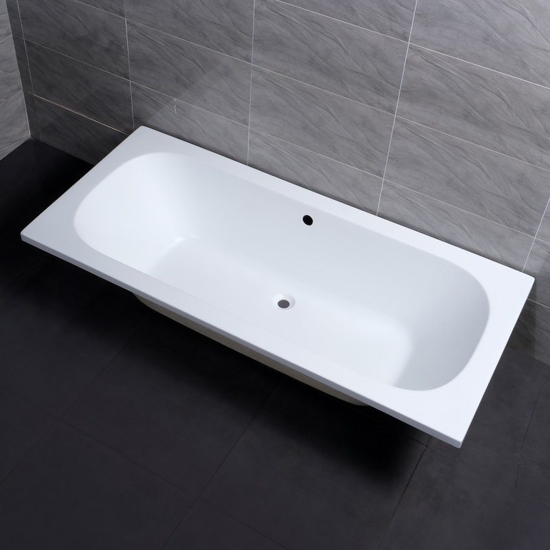 厂供亚克力长方形嵌入式出口外贸工程普通浴缸simplebathtub