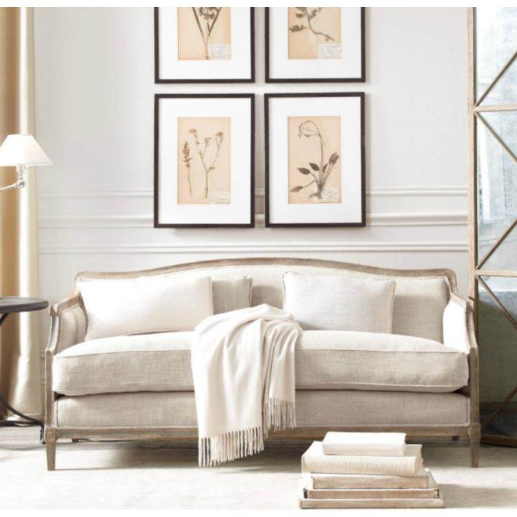 法式复古实木布艺沙发单双三人组合客厅小户型美式乡村橡木全实木,纺织面料/辅料/配套,纺织机械配件,淘宝优惠券,粉丝福利购,淘宝优惠卷