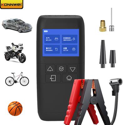 KONNWEI新款SA500汽车充气泵汽车应急电源二合一