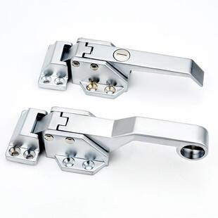 冷冻柜门锁雪柜拉手冷库冰箱门锁合页烘箱拉手铰链把手联动锁