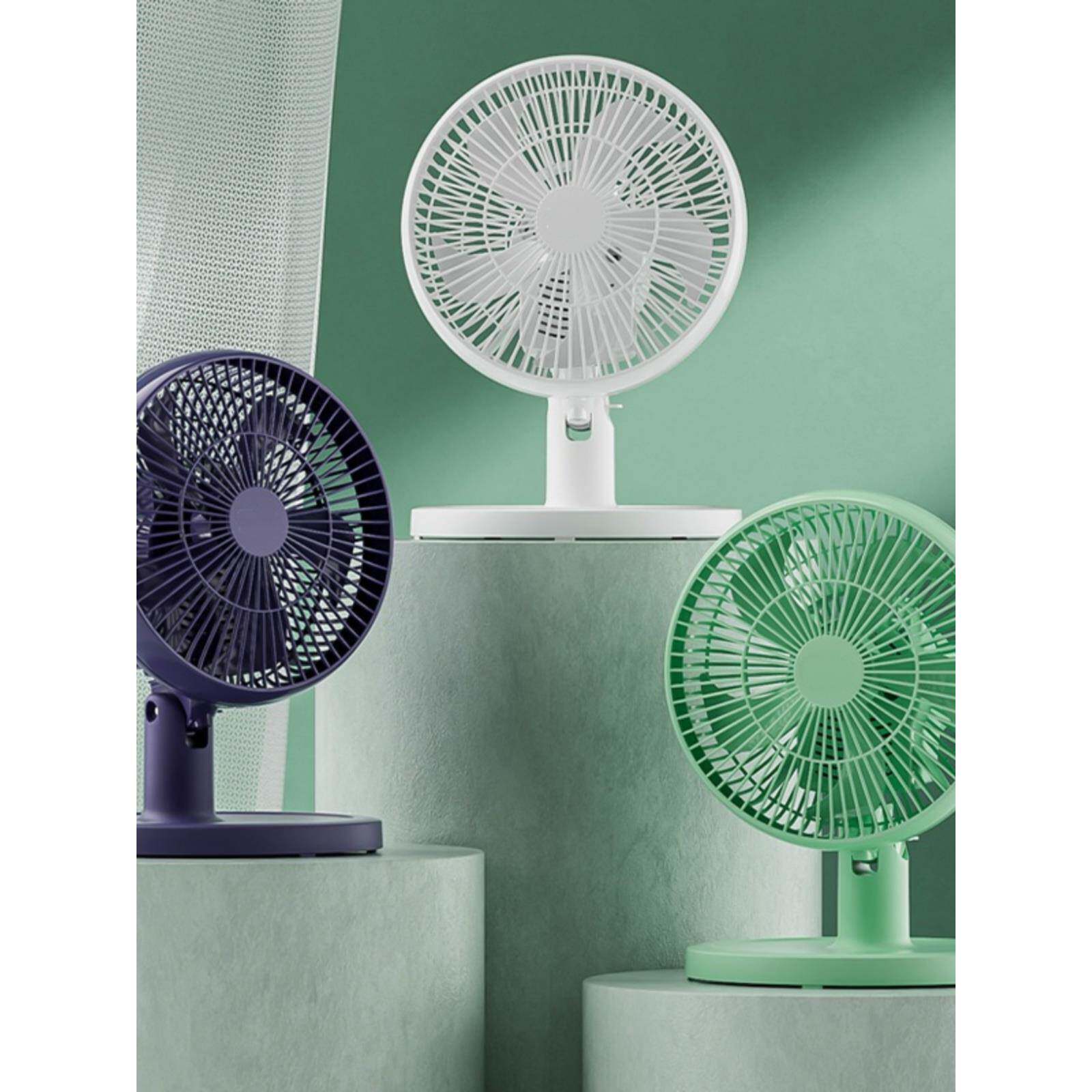 台式风扇家用电风扇可摇头办公室迷你小风扇静音卧室床头小型台扇