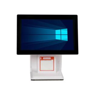 触摸收款机零售超市便利店一体收银机系统餐饮奶茶点单打印收款机
