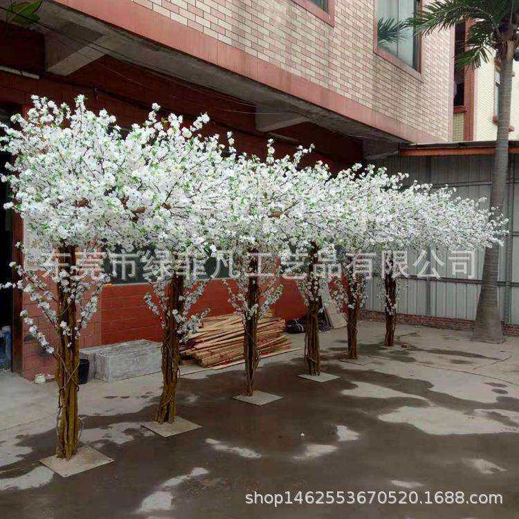 厂家供应梨花树 婚庆礼仪道具摆设桃花树 造景园林桃树