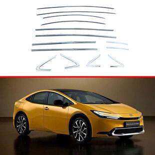 适用于丰田23款普锐斯车窗饰条改装饰PRIUS60系车窗饰条外饰贴