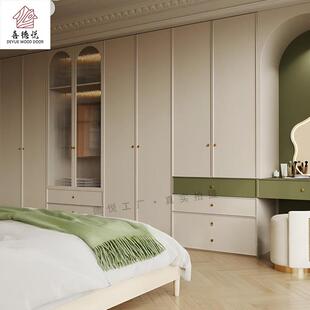 一站式装修设计安装整体衣柜客厅收纳柜组合一体柜子可上门测