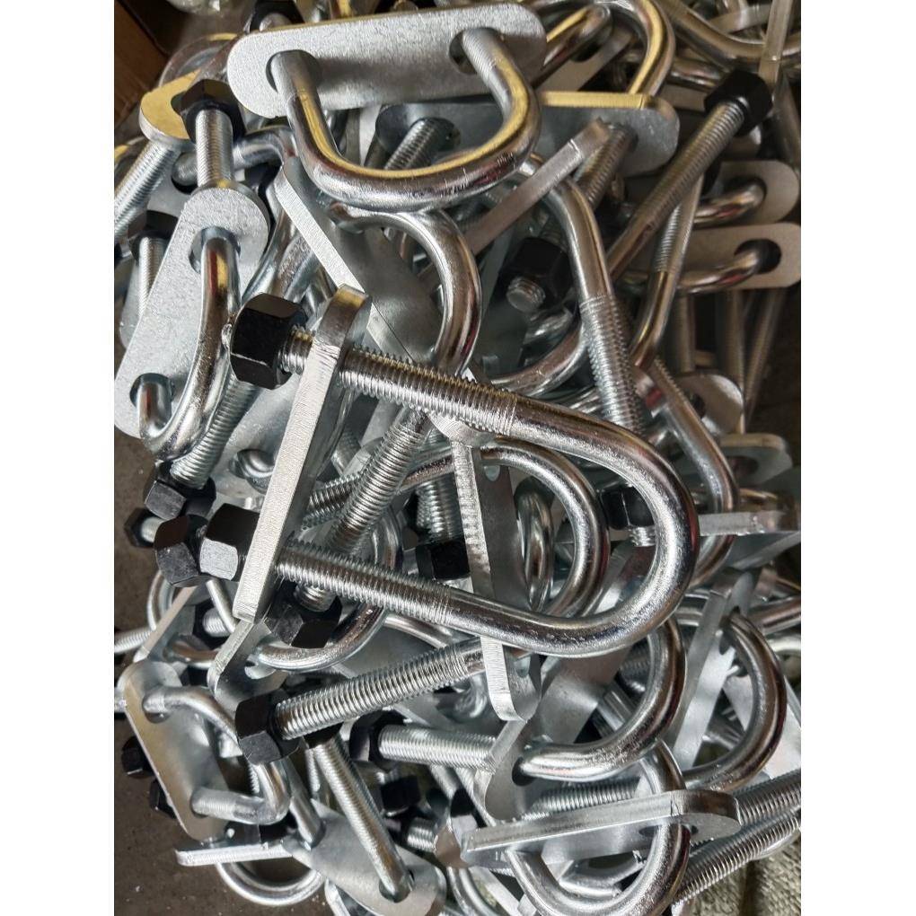 灯光架u型卡扣螺丝铝桁架抱箍truss紧固件舞台配件子行绗镀锌