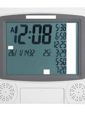 台式闹钟HA-4010灰白色金色LCD显示屏干电池工作支件一件代