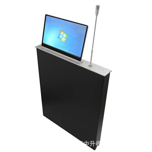 15.6寸-21.5寸双面屏超薄触摸屏升降器液晶升降高清屏话筒一体