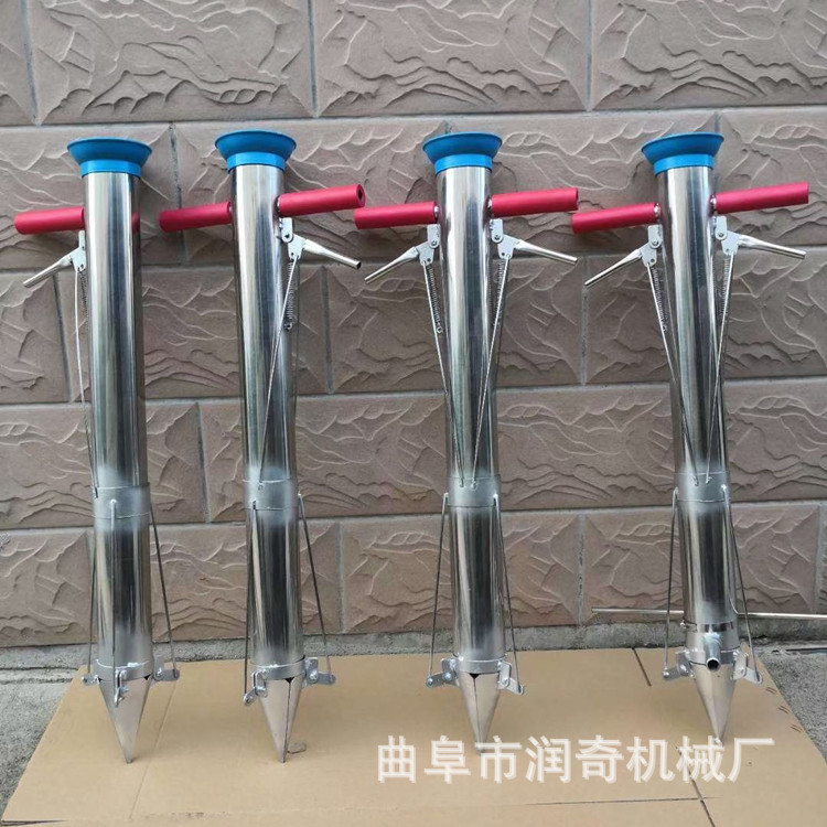 栽苗移栽工具加厚不锈钢种植器农用多功能番茄辣椒苗移栽机