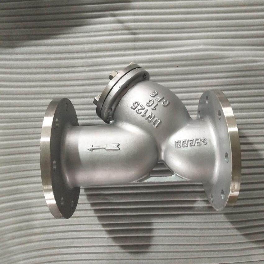 Y型过滤器304不锈钢法兰管道过滤器gl41w-16p