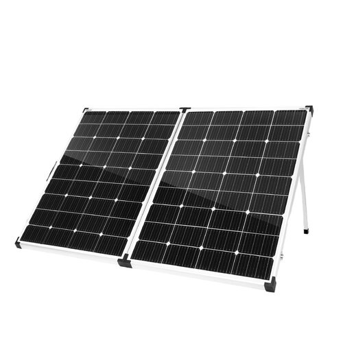源头厂家供应户外野营车载18V175W单晶太阳能折叠板光伏发电板