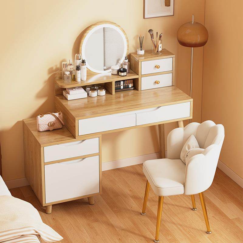 原木风梳妆台网红卧室化妆桌斗柜一体梳妆桌主卧现代简约化妆桌子,节庆用品/礼品,新娘配件,淘宝优惠券,粉丝福利购,淘宝优惠卷