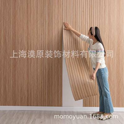 2025新款工厂直销防水自粘装修壁纸wallpaper爆款墙纸地板贴