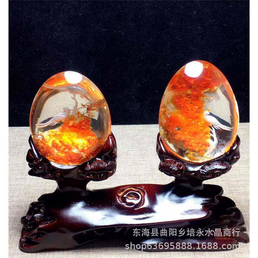 新货天然巴西老矿料彩幽灵摆件天然彩幽灵绿幽灵摆件大量