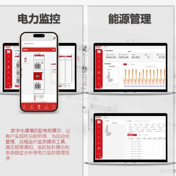 智能配电监控系统 遥信 遥测遥控功能异常预警 智慧配电系统
