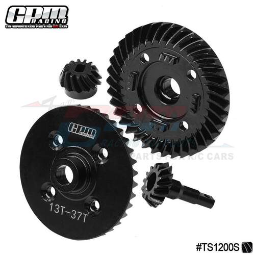 TRAXXAS 小X 小X 2.0 大老鼠 中碳合金钢前后差速器伞齿37/13T