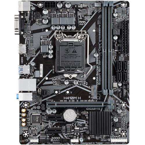 技嘉主板H410M-H 台式机电脑PC主板适用英特尔十代CPU i3 10100