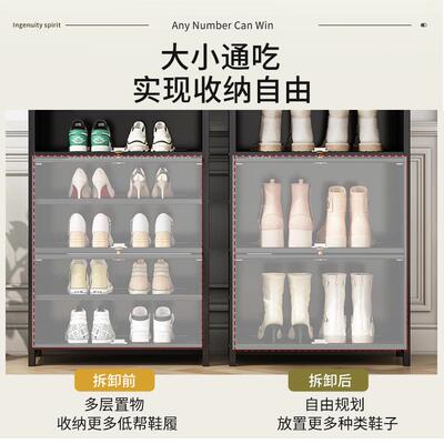 入户鞋柜用架门口玄关柜一42712体靠墙防层尘大容量多简家易鞋收