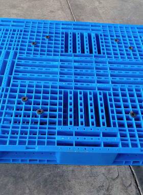 双面网塑料格托盘塑栈SGI料托盘面网格板PP料可翻转叉车拖双盘