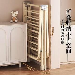 新加粗晾衣OYS架折落地款阳台卧室晒被子神器室内婴儿家叠用晒衣