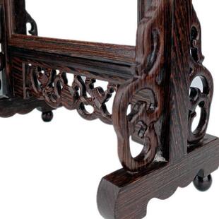 红木翅alALal装木插屏框屏屏风摆件实台木质像框刺绣裱字画鸡镜框