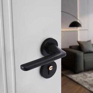 不锈钢分锁家居室内卧实室房门门锁执手锁体1工程静音木门通用锁