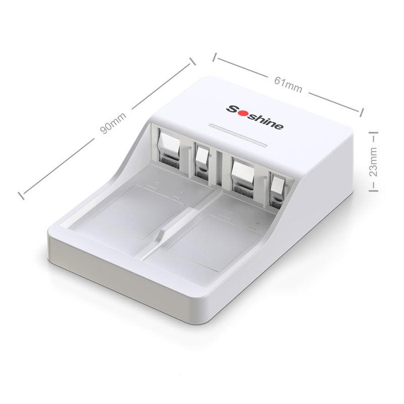 Soshine9V电池充833电器锂池镍氢电磷酸铁6F22块电方池锂充电器