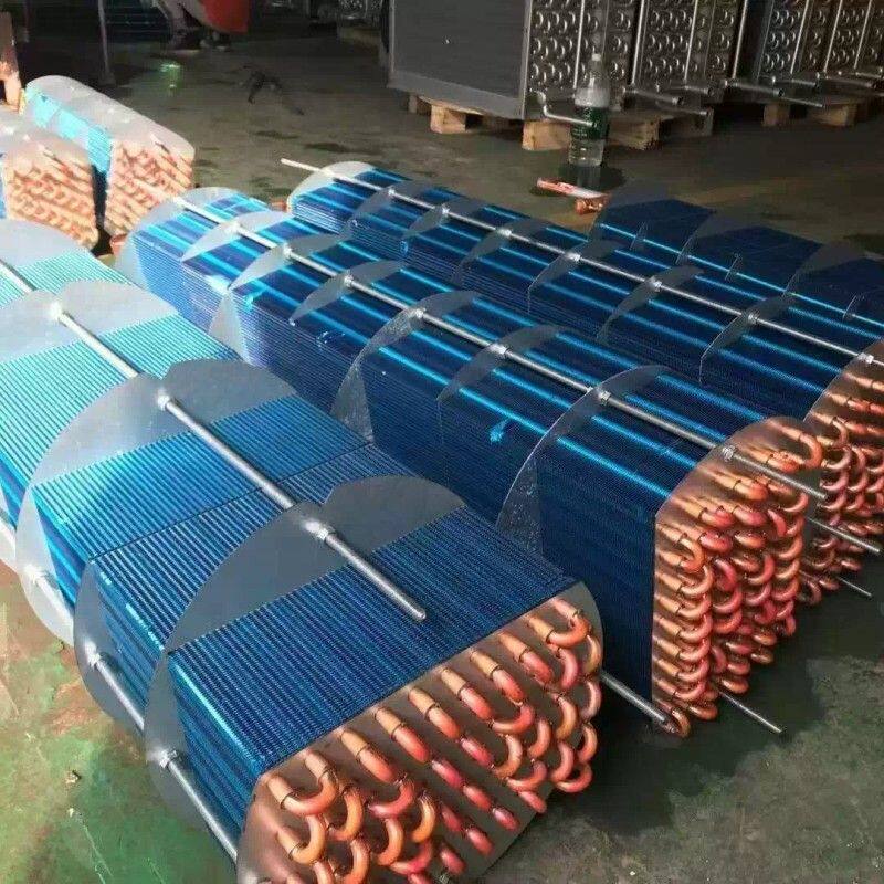 高效不锈钢翅片蒸发器散热器定制冷凝器