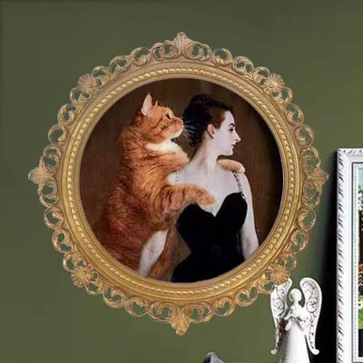 现代创简约式树脂相框金色美婚纱照相框影楼意玄照BFU片墙组关合