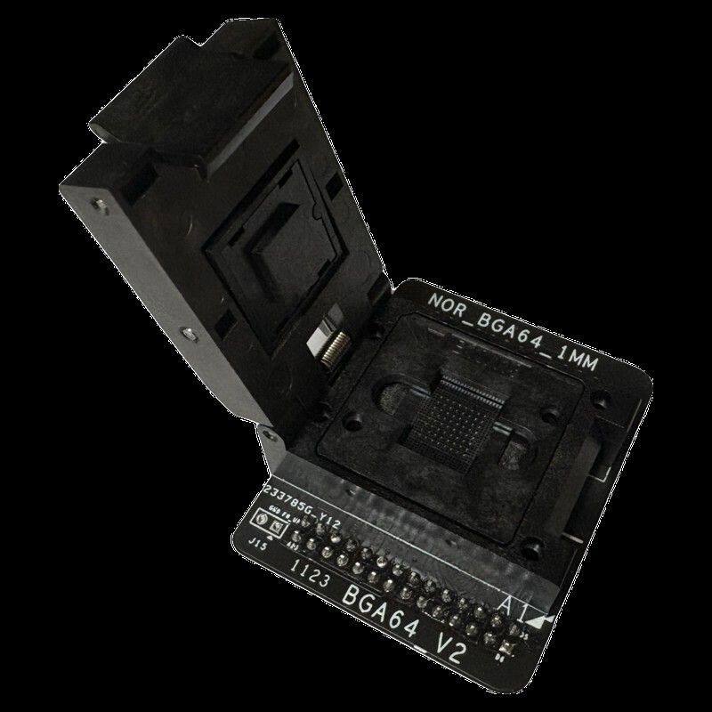 BGA64 1mm芯片程序烧录器万能编程器汽车维修机顶盒液晶 NOR
