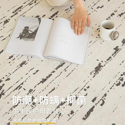 地毯客轻发奢高级bsr01062感新款室沙大面积全铺免卧洗厅可擦奶油