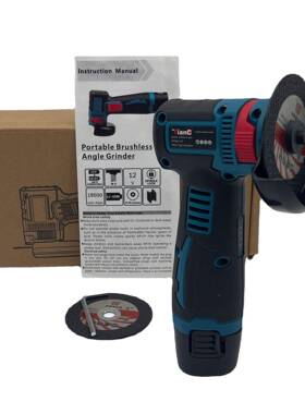 锂电2v小角磨无刷1磨UOR迷你手持式角机有刷电机电机动工具