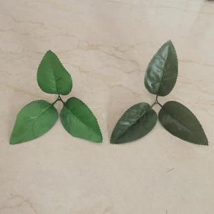 仿花仿手真工DIY丝网花叶子牡丹百合菊各种花叶花叶子绢布树叶真