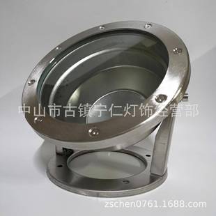 36W不锈钢水底灯外壳 水池灯外壳套件及成品 直径230水下灯套件